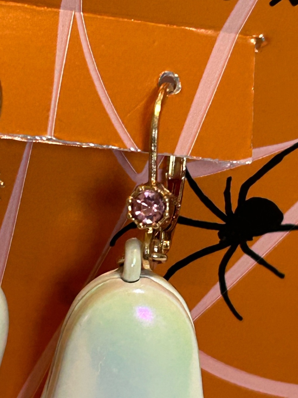 Betsey Johnson Ghost Earrings NWT - Picture 4 of 6